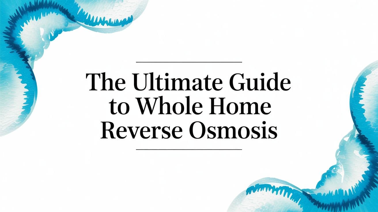 The Ultimate Guide to Whole Home Reverse Osmosis