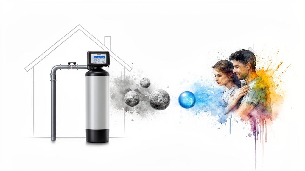 does hard water cause dry skin