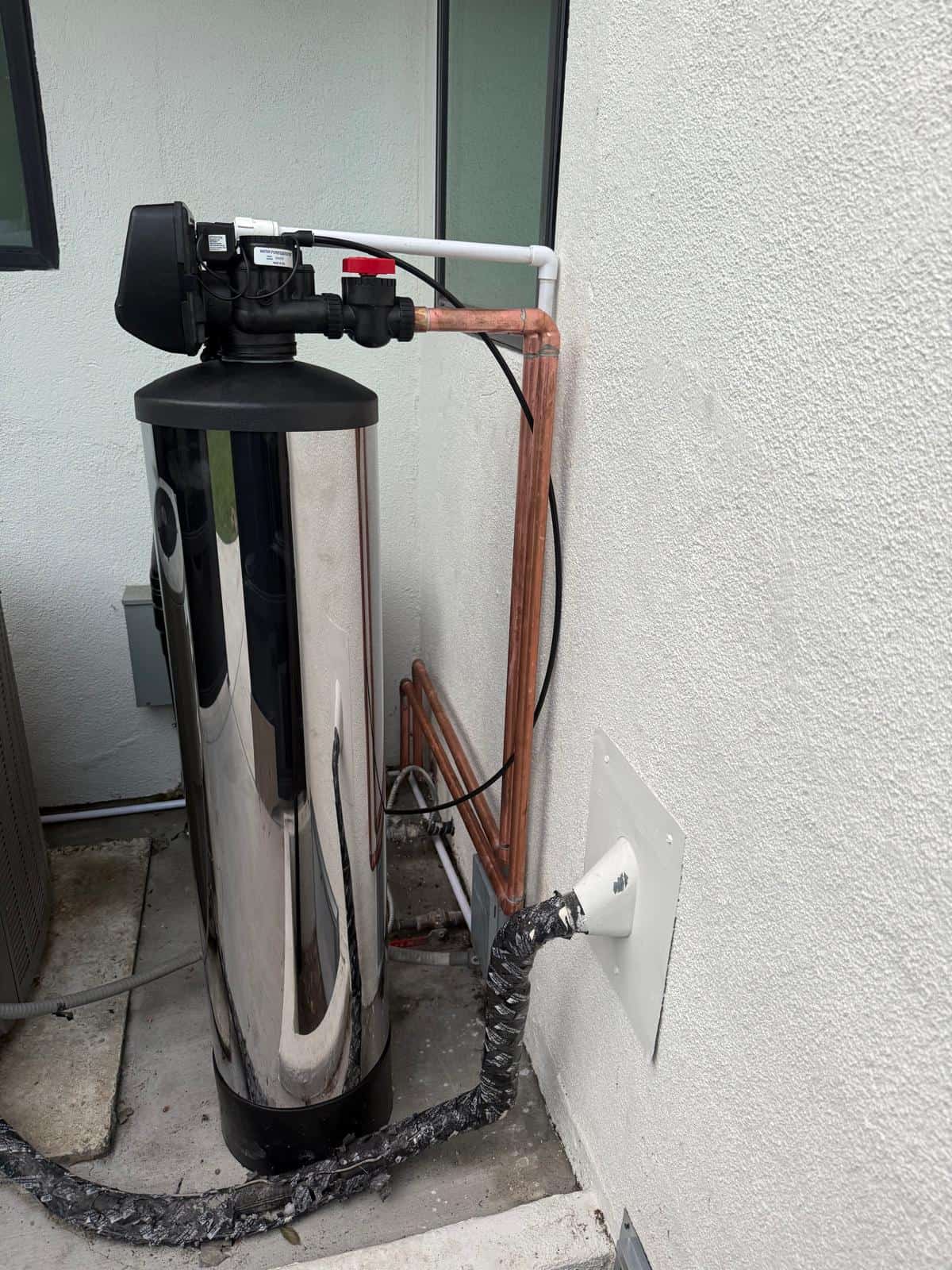 Professional water softener plumbing installation in Burbank