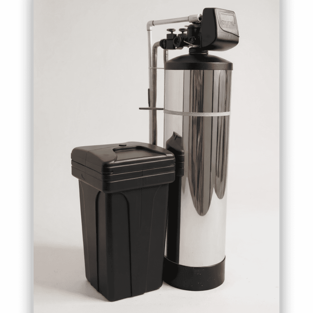 Praz Signature stainless steel water softener with brine tank
